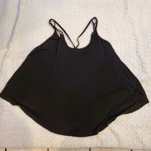 BLACK flowing tank top